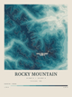 Rocky Mountain — Contour Colour print in Fjord