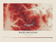 Rocky Mountain — Contour Colour print in Red Earth (landscape)