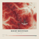Rocky Mountain — Contour Colour print in Red Earth (square)
