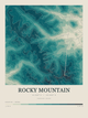 Rocky Mountain — Contour Colour print in Alpine Teal