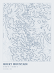Rocky Mountain — Ink print in Blueprint Light