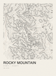 Rocky Mountain — Ink print in Ink Light