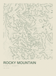 Rocky Mountain — Ink print in Ranger Light