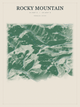 Rocky Mountain — Red Relief print in Forest Floor