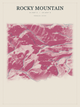 Rocky Mountain — Red Relief print in Rose & Stone