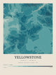Yellowstone — Contour Colour print in Fjord