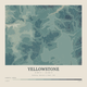 Yellowstone — Contour Colour print in Graphite (square)