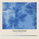 Yellowstone — Contour Colour print in Ultramarine (square)