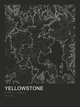 Yellowstone — Ink print in Ink Dark