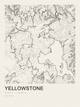 Yellowstone — Ink print in Ink Light