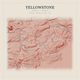 Yellowstone — Red Relief print in Ember & Ochre (square)