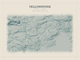Yellowstone — Red Relief print in Graphite (landscape)