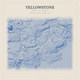 Yellowstone — Red Relief print in Ultramarine (square)