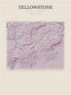 Yellowstone — Red Relief print in Plum & Clay