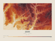 Zion — Contour Colour print in Ember & Ochre (landscape)