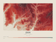 Zion — Contour Colour print in Red Earth (landscape)