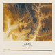 Zion — Contour Colour print in Saffron & Slate (square)