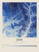 Zion — Contour Colour print in Ultramarine