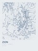 Zion — Ink print in Blueprint Light