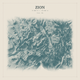 Zion — Red Relief print in Graphite (square)