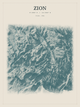 Zion — Red Relief print in Graphite