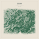 Zion — Red Relief print in Forest Floor (square)