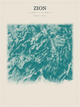 Zion — Red Relief print in Alpine Teal