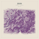 Zion — Red Relief print in Plum & Clay (square)
