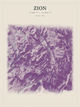 Zion — Red Relief print in Plum & Clay